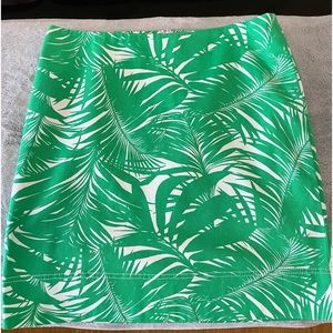Talbots Canvas Palm Skirt
